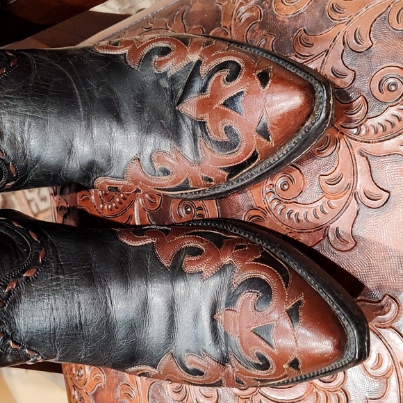 Vintage Scott Wayne Tres Outlaws cowboy boots  8 1/2 D men's or 10 1/2 women's - Picture 6 of 10